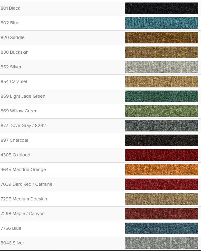 1975-1980 Chevrolet C30 Crew Cab Carpet