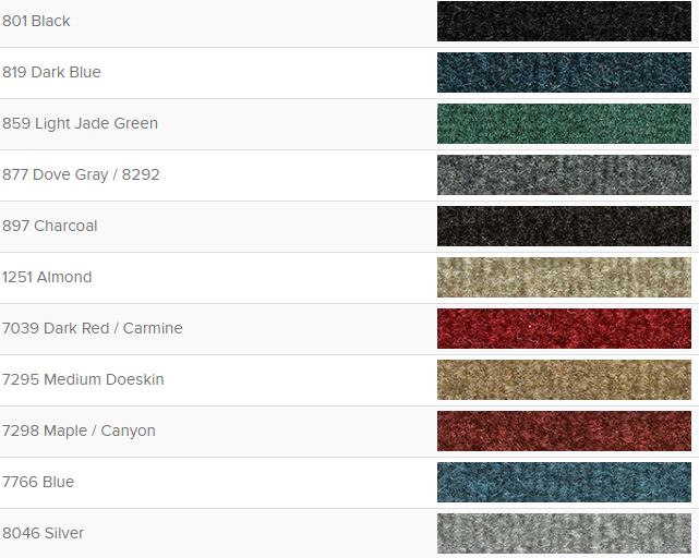 1981-1986 Chevrolet C30 Crew Cab Carpet