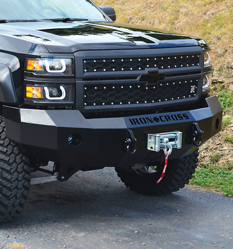 2011-2014 Silverado 2500/3500 - Front Winch Bumper