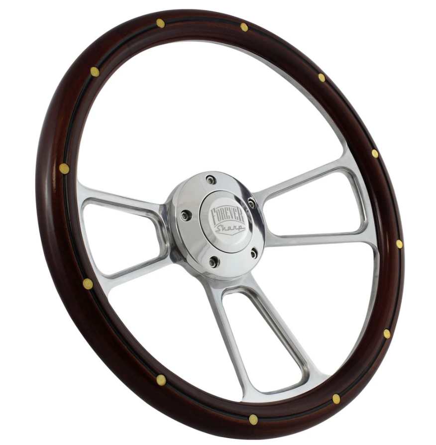 14" BILLET MUSCLE - MAHOGANY - C10 Truck