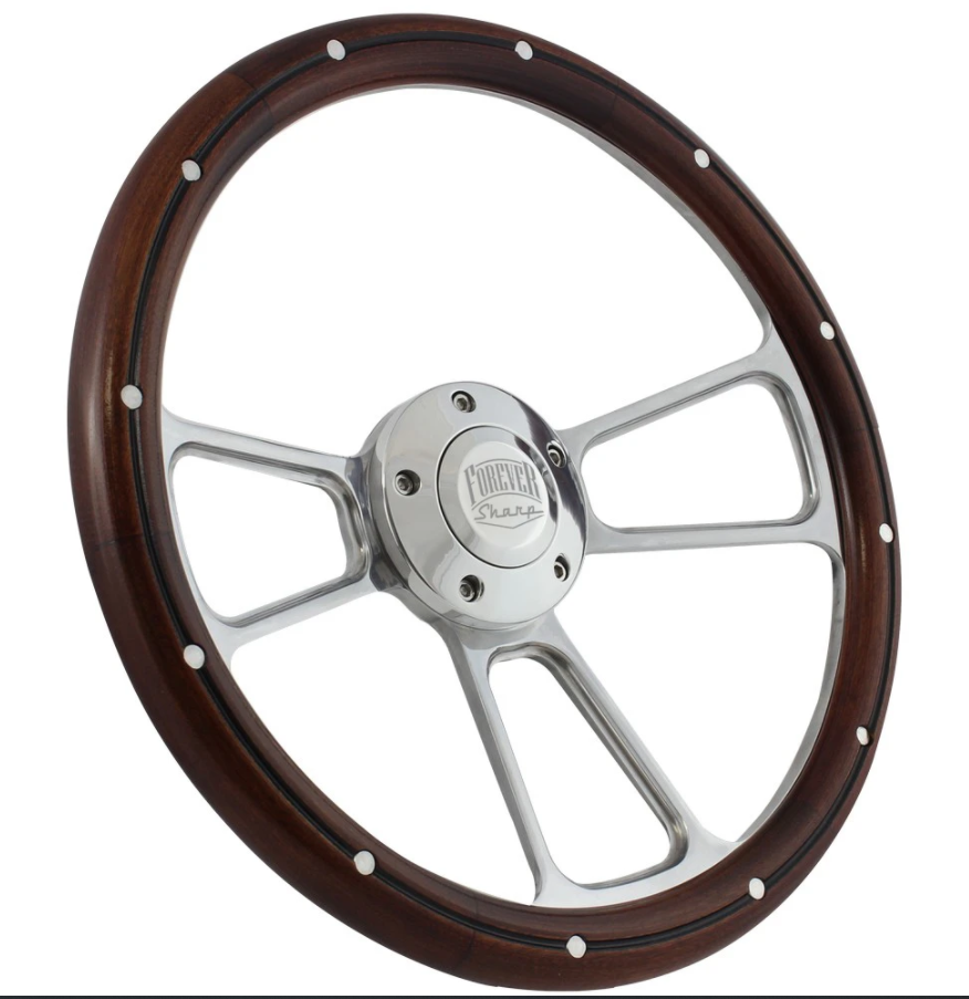 14" BILLET MUSCLE - MAHOGANY - C10 Truck