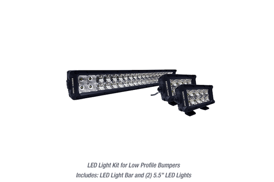 LED Light Kit for Low Profile Bumpers in Maxx Black