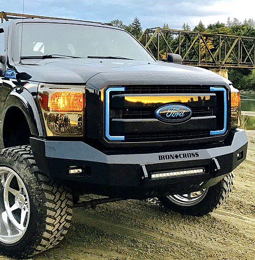 LED Light Kit for Low Profile Bumpers in Maxx Black