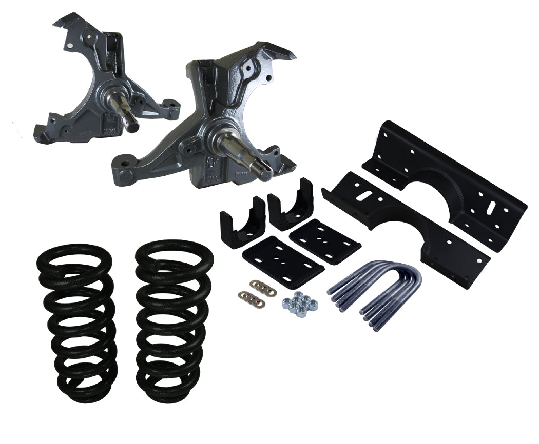 1973-91 Chevy/GMC C30 Deluxe Lowering Kit - 6" Front / 8" Rear